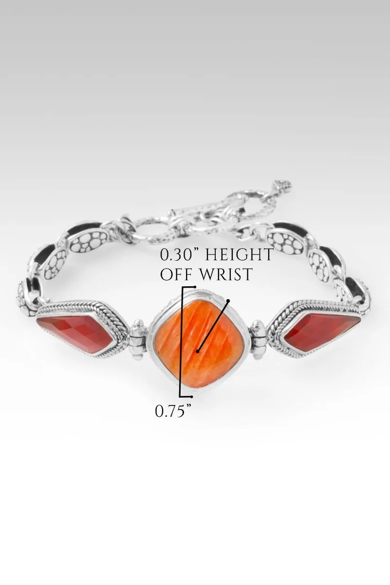 Your Light Will Shine Bracelet? in Orange Spiny Oyster & Carnelian