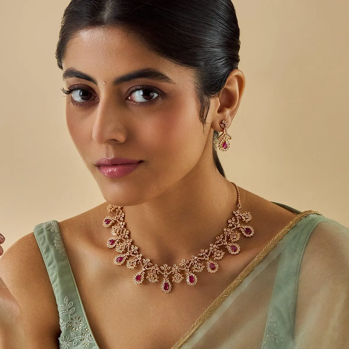 Zircon Necklace 175811